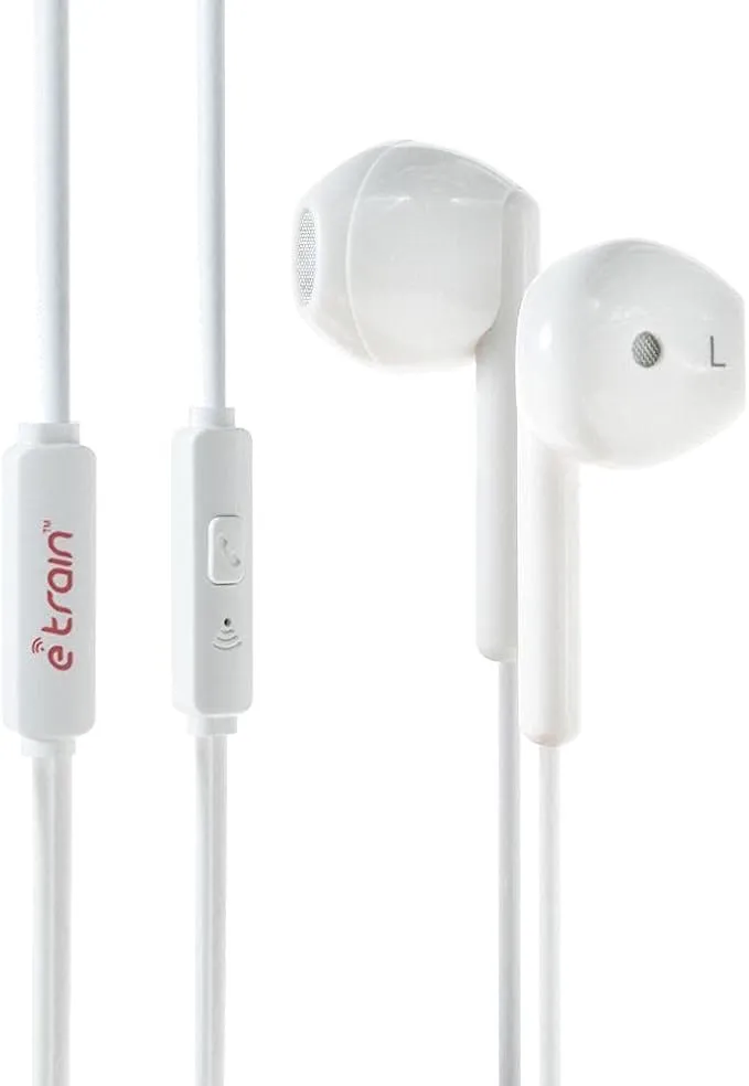 سماعة اذن بسلك (HP61W) لون ابيض