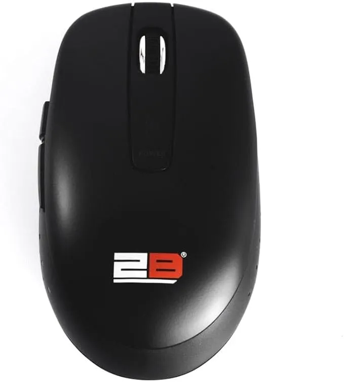 ماوس ضوئي لاسلكي 2B بلون اسود